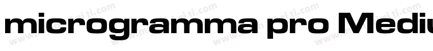 microgramma pro Medium字体转换
